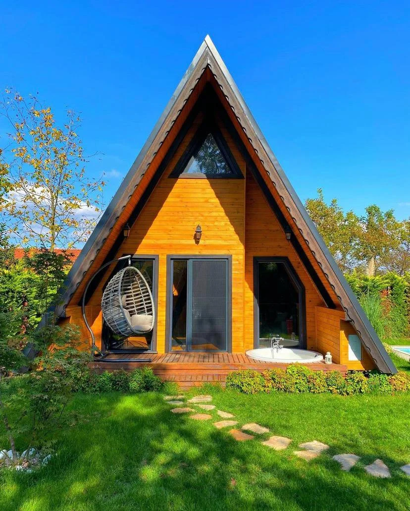 Isıtma Havuzlu Jakuzili Bungalov
