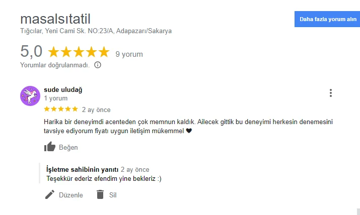 Müşteri Yorumu